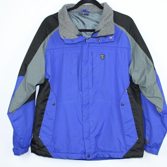 Protection System Blue, black, gray Full zip Jacket Boys size XL(18/20) - Picture 1 of 11